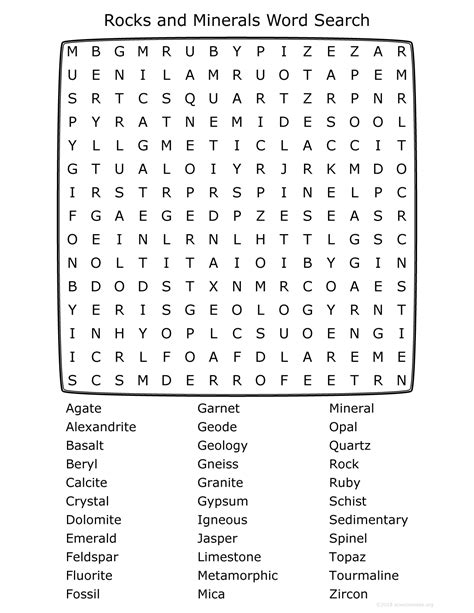 Seek And Find Words Puzzles