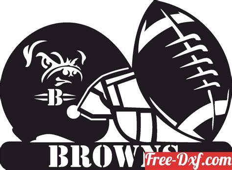 Download Cleveland Browns NFL helmet LOGO HxnfZ High quality free