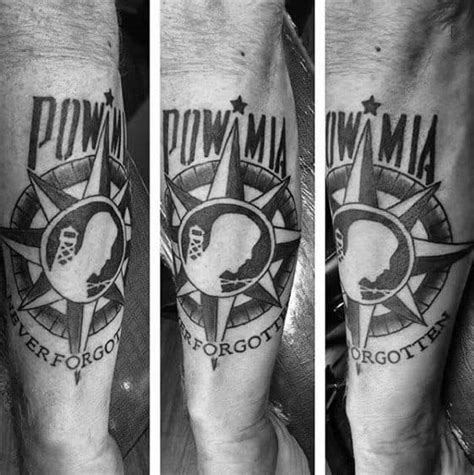 30 POW MIA Tattoo Designs For Men - Veteran Ink Ideas