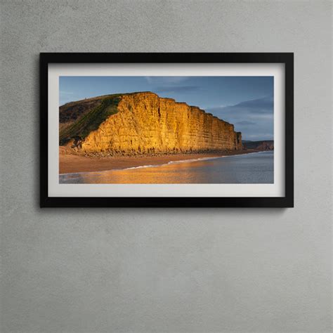 Jurassic Coast Gold - PANORAMIC PRINT 2:1 Ratio | danielwretham