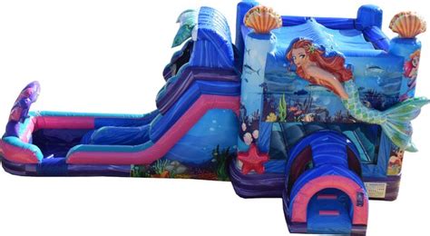 Mermaid Bounce House Water Slide Combo Rent Yours Today