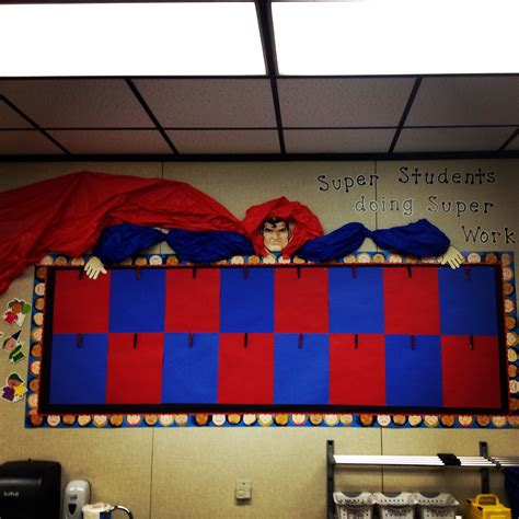 Superman Bulletin Board Superhero Classroom Theme Superhero