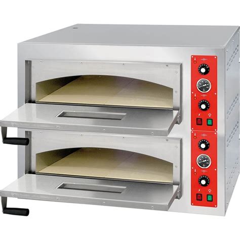 Pizzaofen Mit Zwei Kammern 2 X 4 45 KW 975 X 761 X 753 Mm BxTxH