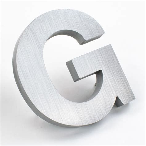 Cast Aluminum Letters Thick Cast Metal Letters For Outdoors