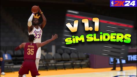 NBA 2K24 Sim Sliders V1 1 Update On 2K Share YouTube