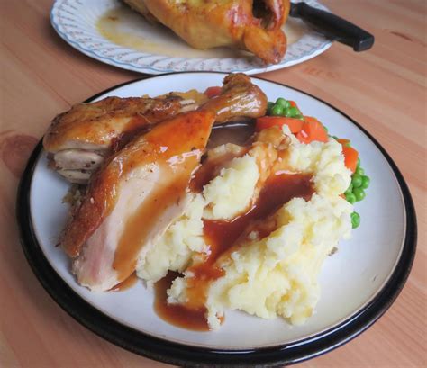 Classic Roast Chicken And Gravy The English Kitchen