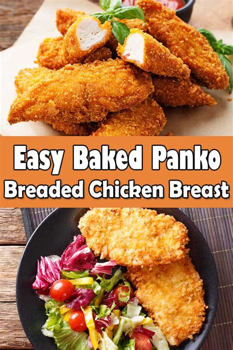 Breaded Chicken Breast Baked Panko Breaded Chicken Cutlets