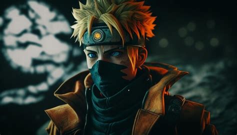 Premium AI Image Naruto Uzumaki In Sage Of Six Path Mode Cinematic