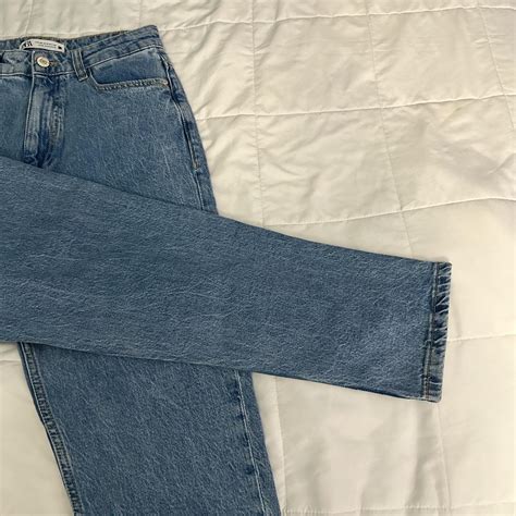 High Waisted Jeans Zara Size 6 Depop