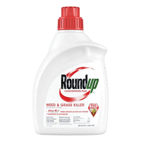 Roundup Concentrate Plus Weed And Grass Killer 64 Oz Walmart