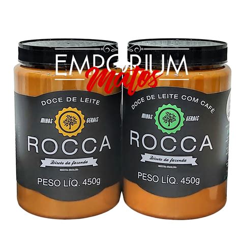 Kit 2 Doces De Leite Rocca Premiado 1 Tradicional E 1 Café Shopee Brasil