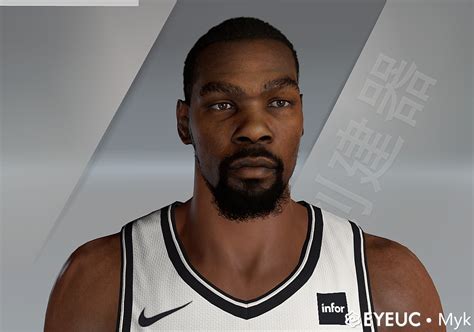 Kevin Durant Cyberface And Body Model V2 By Myk FOR 2K21