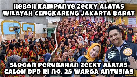 PERUBAHAN KEADILAN SLOGAN ZECKY ALATASWARGA ANTUSIAS MENYERUKAN