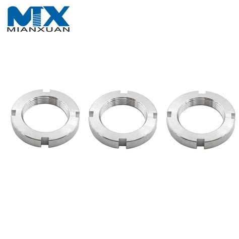 Stainless Steel Slotted Bearing Lock Nut DIN981