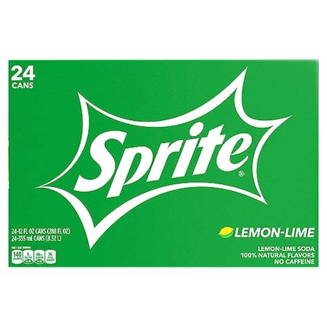 Sprite Cans 12 Fl Oz 24 Pack