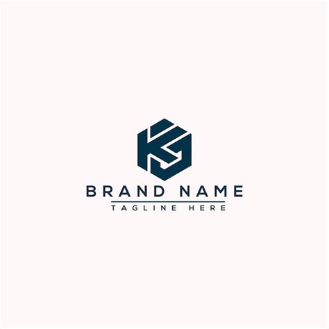 Premium Vector | Kg logo design template vector graphic branding element