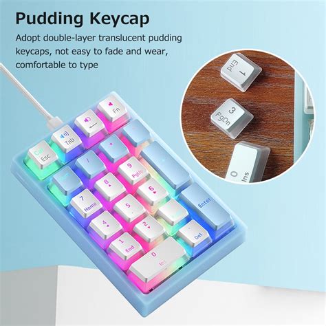 Buy Iblancod K Keys Wired Mechanical Numeric Keyboard Rgb