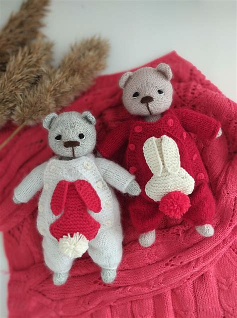 Ravelry Christmas Teddy Bear Pattern By Ola Oslopova