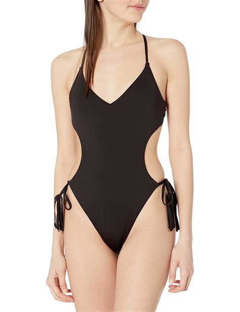 Bikini Lab Women S Plunge One Piece Swimsuit ShopStyle