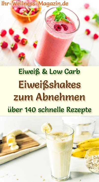 145 Eiweißshake Rezepte zum Selbermachen und Abnehmen gesunde