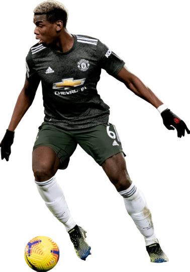 Paul Pogba Manchester United Football Render Footyrenders