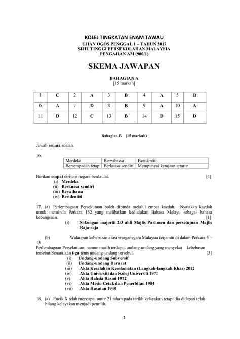 Skema Jawapan Bahasa Melayu Stpm Penggal Mweosmalay