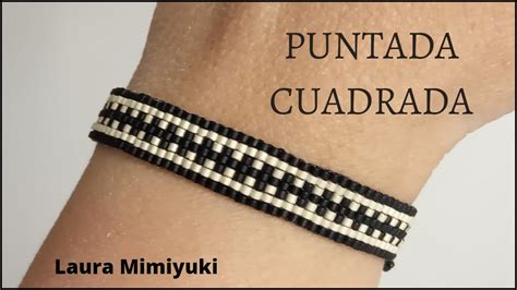 Pulsera Puntada Cuadrada Miyuki Square Stitch YouTube