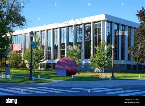 EAST STROUDSBURG, PA -30 AUG 2020- View of the campus of East ...