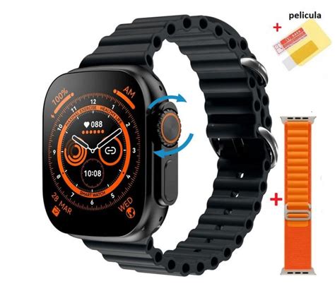 Relogio Smartwatch Zd Ultra Max Mm Original Gps Nfc Tela