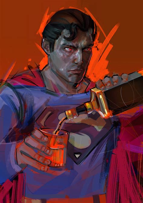 ArtStation - wip/ evil superman