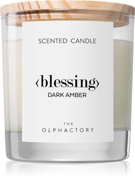 Ambientair Olphactory Dark Amber Scented Candle Blessing Notino Co Uk