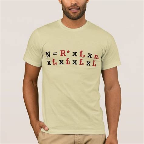 Drake Equation T Shirt Zazzle