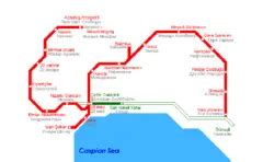 Baku Metro System Map Mapsof Net