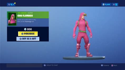 New King Flamingo Skin And Lawnbreaker Pickaxe In Fortnite Youtube