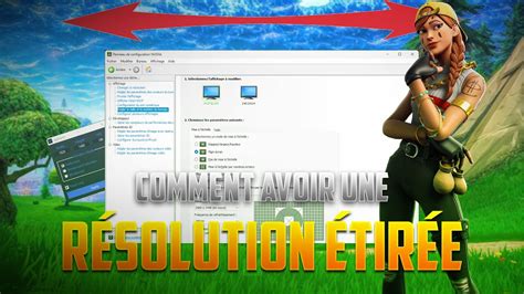 Comment Avoir Une RÉsolution Étirer Sur Fortnite Nvidia Youtube