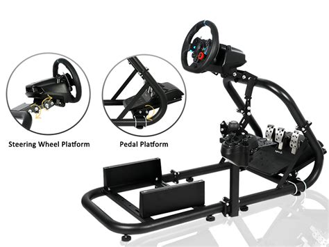 Marada Racing Cockpit Frame Upgrade Stable Racing Wheel Stand Adjustab