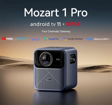 Geekbuying Wanbo Mozart Pro Projector Netflix Certified Ansi