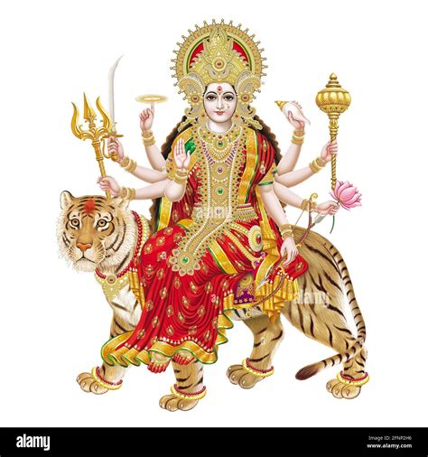 Jai Mata Di Goddess Durga Stock Photography From A Printing House