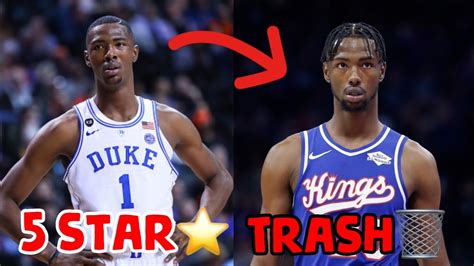 5 Star Recruits Who Turned Into NBA Busts YouTube