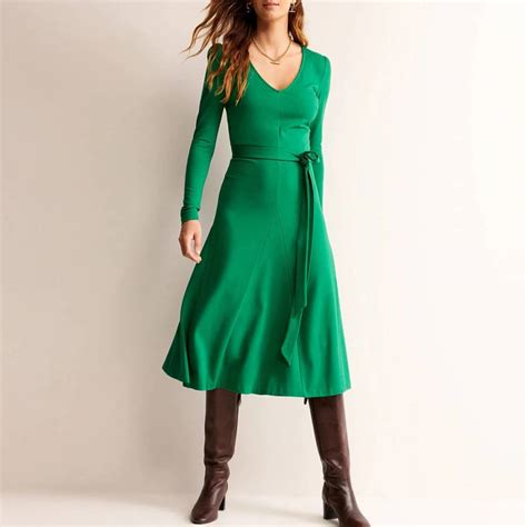 Green Bella Ponte Midi Dress Brandalley