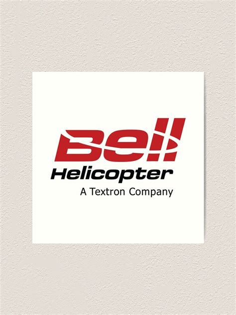 "Bell Helicopter Logo" Art Print for Sale by Pnolpinot | Redbubble