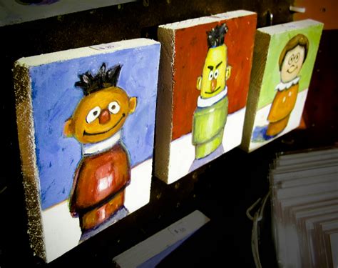 Ernie And Bert Painting at PaintingValley.com | Explore collection of ...