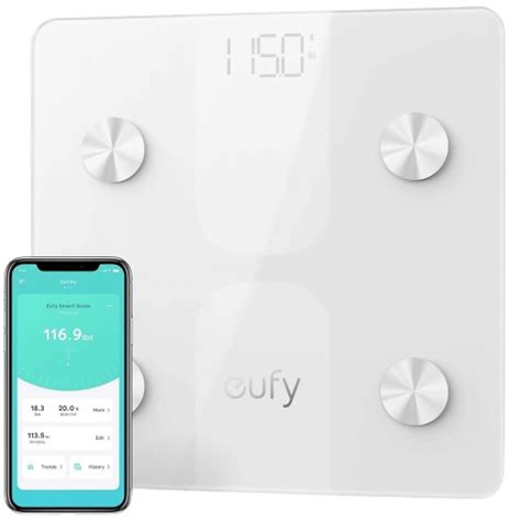 משקל אדם דגיטלי חכם עם בלוטוס Anker Eufy Smart Scale C1 משקל אדם עם