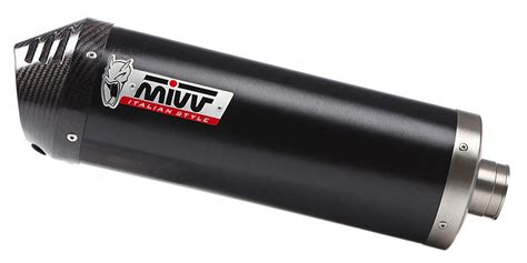 MIVV MIVV Oval Exhausts Stainl Steel Black Carbon Or Titanium