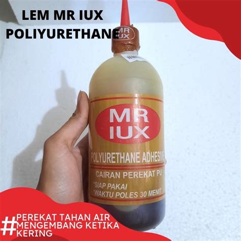 Jual Lem Kayu Epoxy Mr Iux Polyurethane 500gram Lem Epoxy Pu Shopee