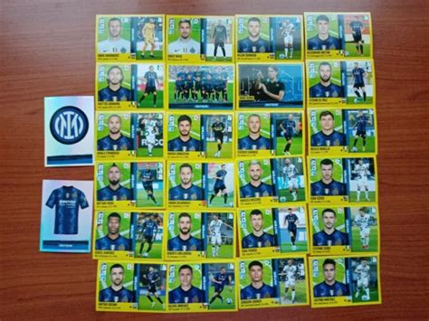 SQUADRA COMPLETA INTER 26 Figurine Calciatori Panini 2021 2022 22 EUR