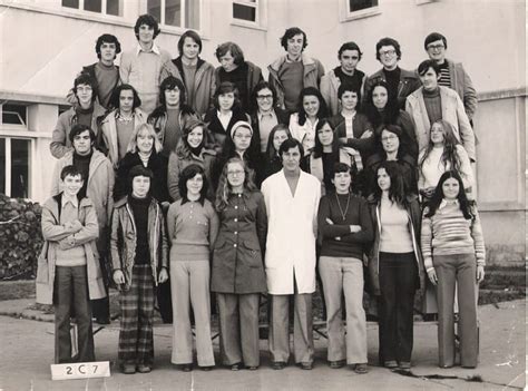 Photo de classe Seconde C 7 Année 1973 1974 de 1974 Lycée Kerichen