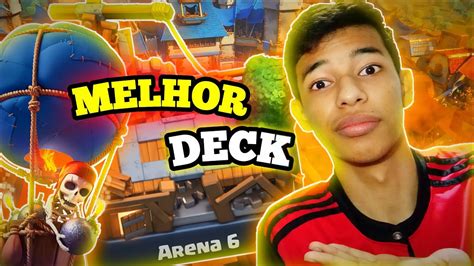 Melhor Deck Para Arena Atualizado Clash Royale Youtube