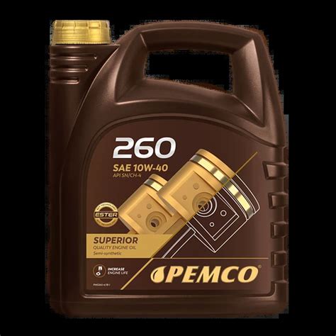 Aceite Pemco 10w 40 260 IDRIVE 4 Lts Electricidad Mendez