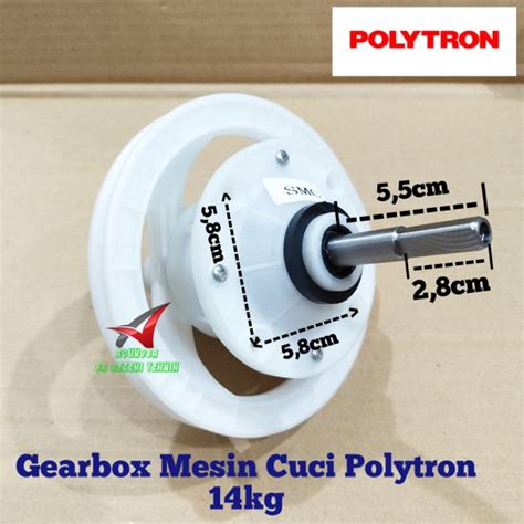 Jual Gearbox Mesin Cuci Polytron 14kg As Kotak Girbok Mesin Cuci 2